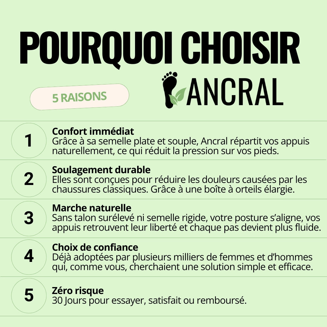 CHAUSSURE CONFORT BAREFOOT - ANCRAL®